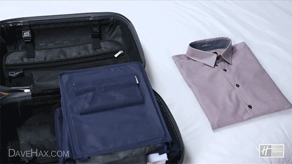 При путешествии по США воротничок рубашки не помнётся, если в него поместить свёрнутый ремень
