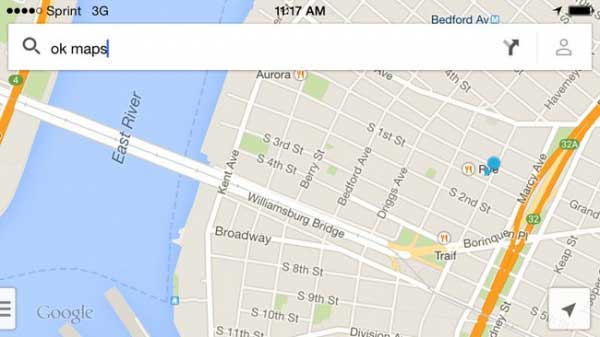 При путешествии в США функция браузера OK Maps сохранит изображения карт Google Maps, и вы будете иметь к ним доступ в оффлайне
