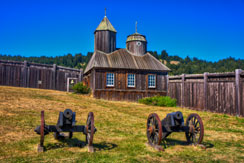 Holy Trinity Chapel, Fort Ross, California, USA