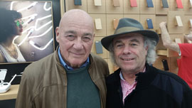 Vladimir Pozner with Slava Kesler